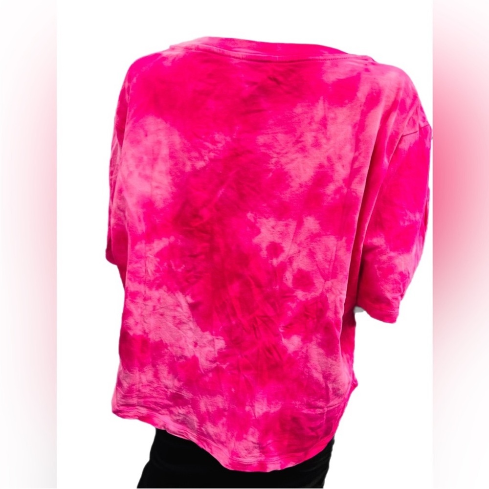 Bebe Sport pink tie dye crop top 3X - Picture 4 of 7